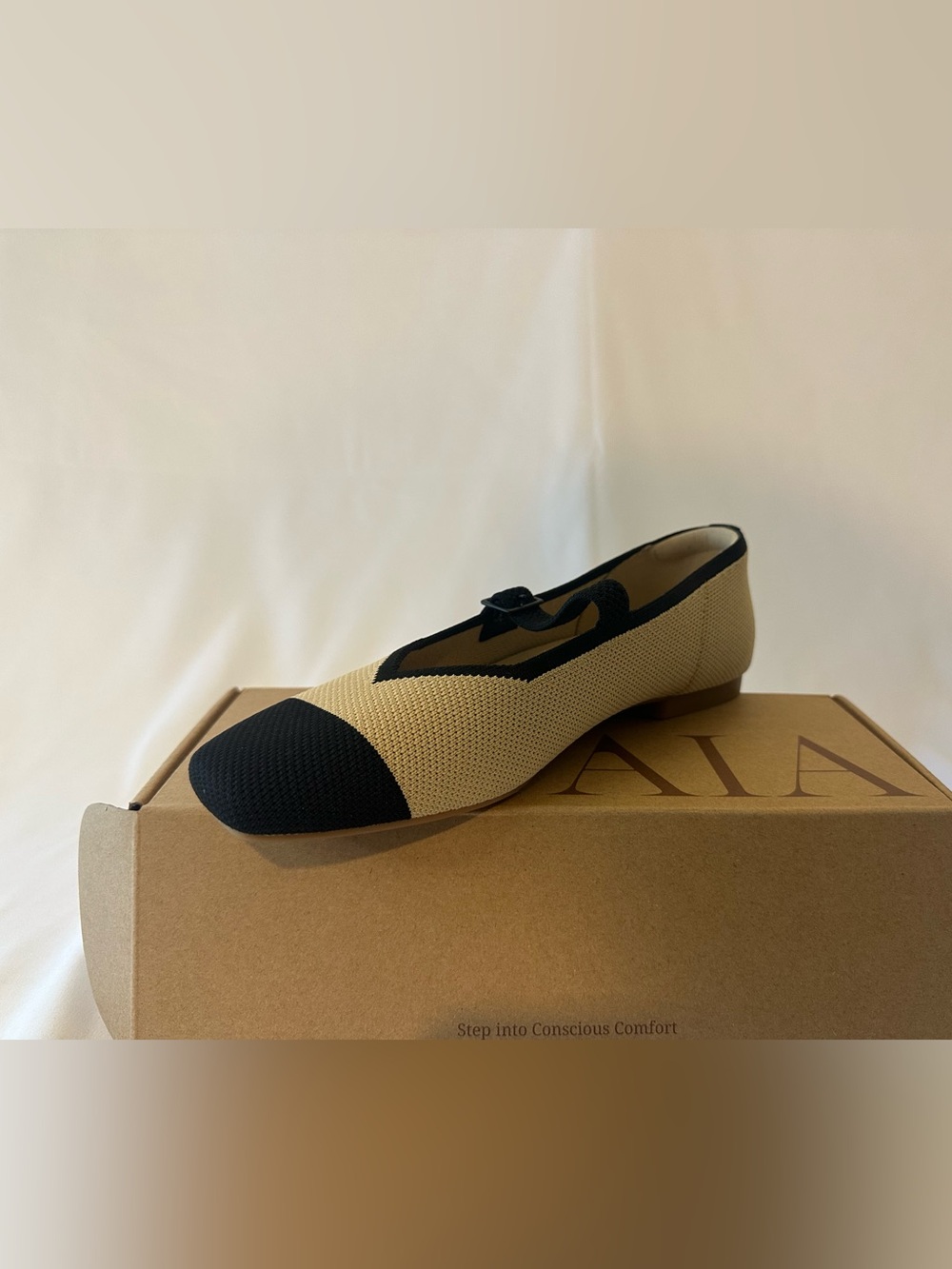 VIVAIA Square-Toe Mary Janes (Margot Mary Jane) Size 40 (9) Brand New Inbox - Picture 2 of 5